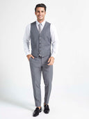 James Vest  with Chest Pocket - Empire Grey