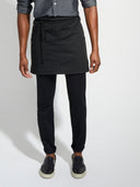 Half Bistro Apron - Black