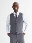 James Vest  with Chest Pocket - Empire Grey