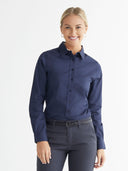 Performance Button-Down Long Sleeve - Navy/Light Stone