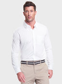 X1 Performance Knit Shirt Long Sleeve - White