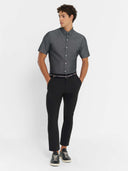 James Short Sleeve Shirt - Indigo Grey