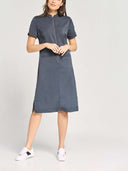Housekeeping Dress with Mesh - Graphite