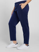 Ladies Tricot Track Jogger - True Navy