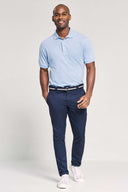 Straight Leg Flat Front Pant - Dark Navy