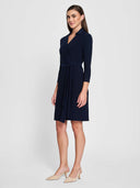 Diana Wrap Dress - Navy