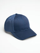 Two-Color Mesh Back Cap - Navy/White