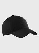 Soft Brushed Canvas Cap - Black