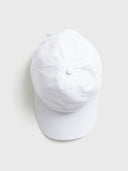 Soft Brushed Canvas Cap - White