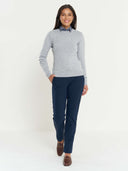 Melange Crewneck Sweater - Heather Grey
