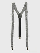 Fashion Suspenders - Black/White