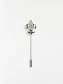 Fleur De Lis Lapel Pin - Silver
