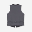 James Vest  with Chest Pocket - Black