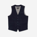 James Vest  with Chest Pocket - Deep Navy