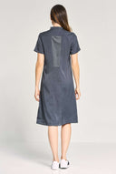Housekeeping Dress with Mesh - Graphite