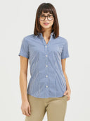 Gingham Blouse - Navy