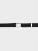 Military Buckle Web Belt - Black