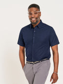 X1 Performance Knit Dress Shirt - SS - Dark Navy