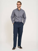 Performance Button-Down LS Shirt - Steel Grey