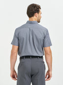 Performance Button-Down Short Sleeve - Steel Grey/Light Stone