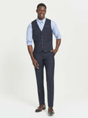 James Vest  with Chest Pocket - Deep Navy