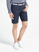 Flat Front Work Short - Dark Navy