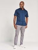 Housekeeping Tunic with Mesh - Navy