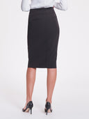 Tailored Pencil Skirt - Black