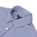 Classic Gingham Blouse - Navy