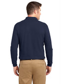 Performance Blend Polo Long Sleeve - Navy