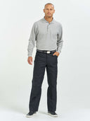 Performance Blend Polo Long Sleeve - Cool Grey
