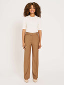 Short Sleeve Crew Neck Knit - Pearl
