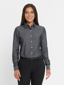 Essential Blouse - Grey Chambray