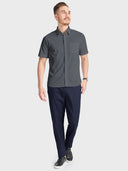 X1 Performance Knit Dress Shirt - SS - Battleship Grey