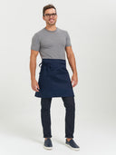 Half Waist Bistro Apron - Navy