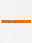 D-Ring Contrast Web Belt - Orange