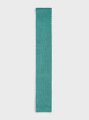Solid Knit Tie - Seafoam