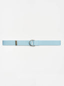 D-Ring Contrast Web Belt - Light Blue