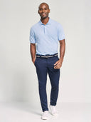 Straight Leg Flat Front Pant - Dark Navy