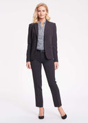 Classic Gingham Blouse - Black