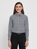 Classic Gingham Blouse - Black