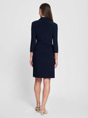 Diana Wrap Dress - Navy