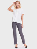 Panel Blouse - White