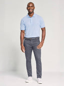 Straight Leg Flat Front Pant - Charcoal