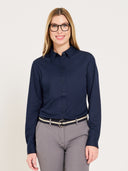 Knit Dress Shirt - Dark Navy