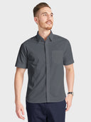 X1 Performance Knit Dress Shirt - SS - Battleship Grey