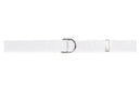 D-Ring Contrast Web Belt - White