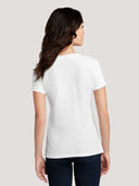 Women's V-Neck Tee - White