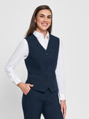 6-Button Proserv Vest - Navy