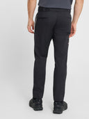 Straight Fit Flat Front Pant - Black